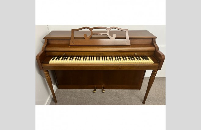Wurlitzer Satin Mahogany Upright Piano, Used - All Inclusive Premium Package (SN:06622) - Image 1